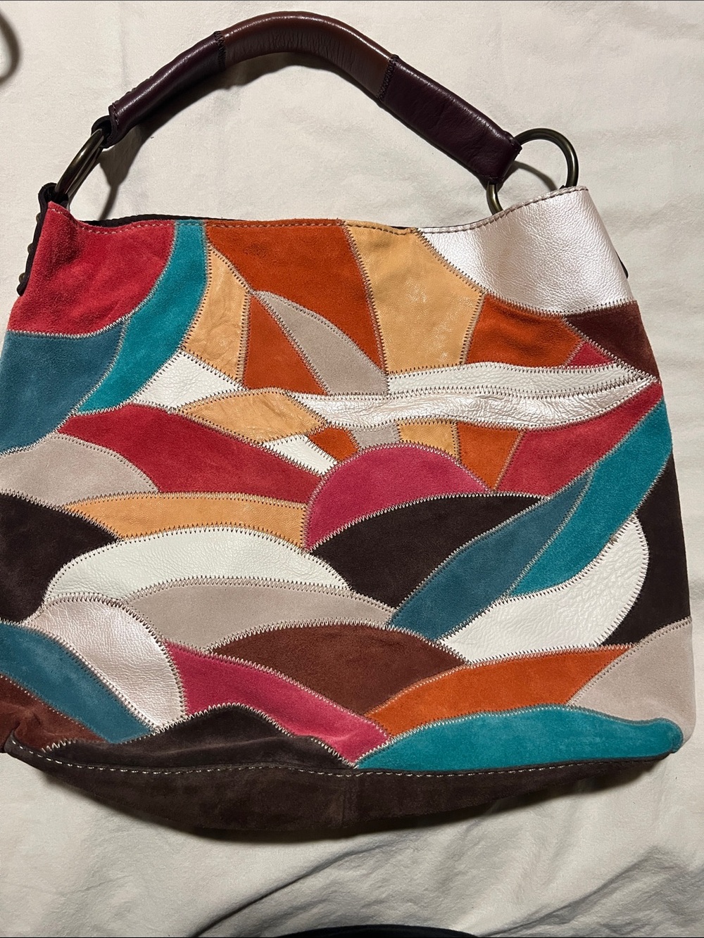 Lucky brand sunrise suede hobo - Picture 2 of 7
